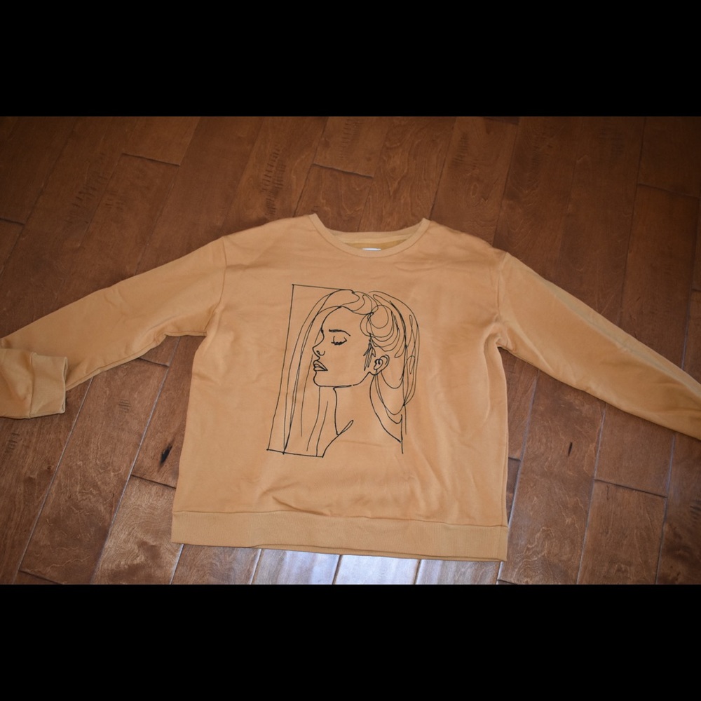 Cotton on face sweatshirt